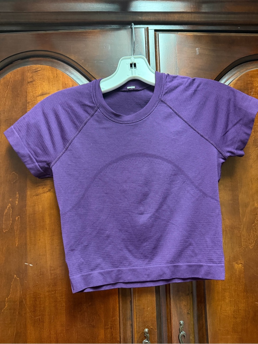 lululemon athletica Purple Short Sleeve Crewneck Top